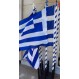 Ελληνική σημαία από πολυεστερικό ύφασμα (ειδικό για σημαίες) ραφτή
