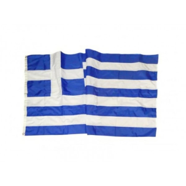 Ελληνική σημαία από πολυεστερικό ύφασμα (ειδικό για σημαίες) τυπωμένη